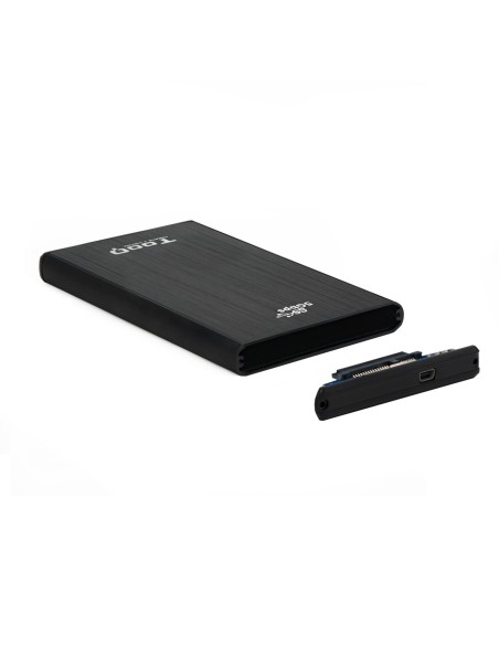 TooQ TQE-2522B caja para disco duro externo Caja de disco duro (HDD) Negro 2.5"