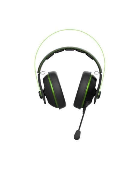 ASUS Cerberus V2 Binaural Diadema Negro, Verde