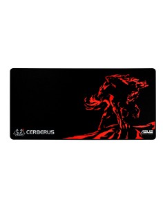 ASUS Cerberus Mat XXL Negro, Rojo Alfombrilla de ratón para juegos