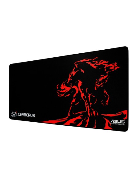 ASUS Cerberus Mat XXL Negro, Rojo Alfombrilla de ratón para juegos