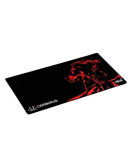 ASUS Cerberus Mat XXL Negro, Rojo Alfombrilla de ratón para juegos