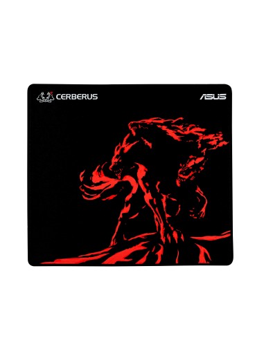 ASUS Cerberus Mat Plus Negro, Rojo Alfombrilla de ratón para juegos