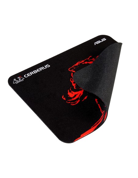 ASUS Cerberus Mat Mini Alfombrilla de ratón para juegos Negro, Rojo