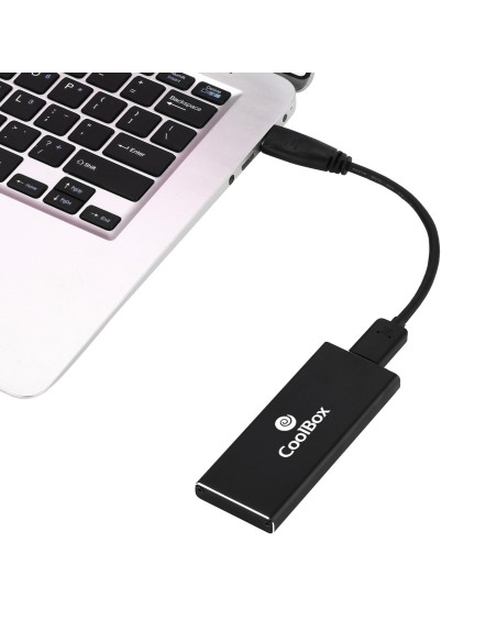 CoolBox MiniChase M.2 SSD enclosure Negro