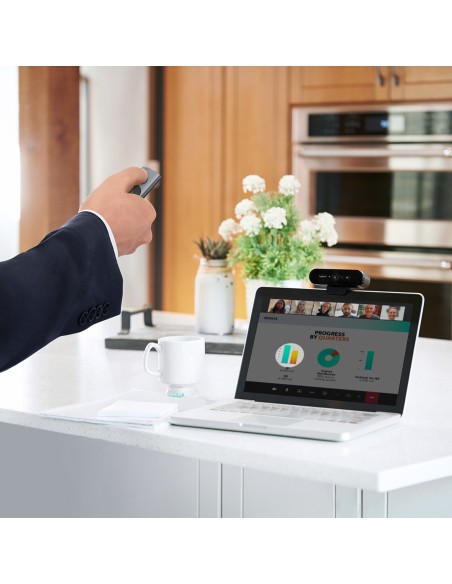 Logitech Spotlight apuntador inalámbricos Bluetooth RF Oro