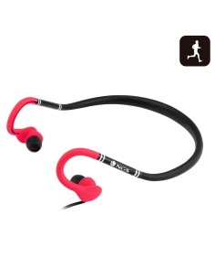 NGS Pink Cougar auriculares para móvil Binaural gancho de oreja, Dentro oído Negro, Rosa Alámbrico