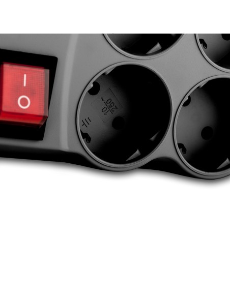 NGS Grid 800 Negro 8 salidas AC 1,5 m