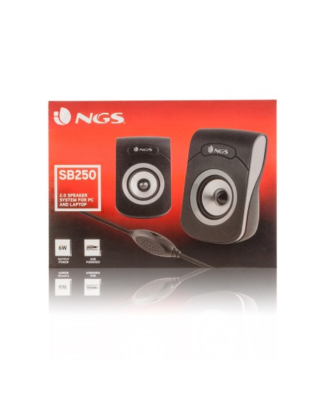 NGS SB250 altavoz 3 W Negro