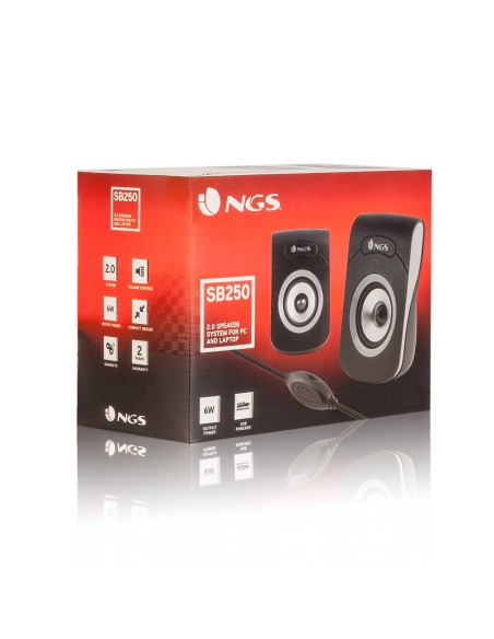 NGS SB250 altavoz 3 W Negro