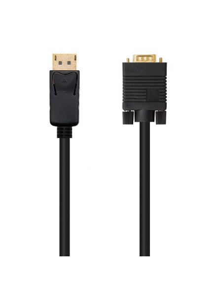 Nanocable Cable conversor DISPLAYPORT a VGA, DP M - VGA M, Negro, 3.0 M