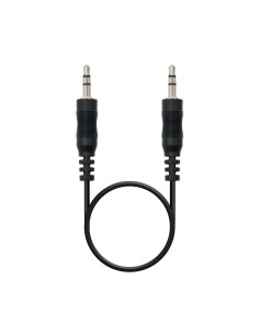Nanocable Cable audio estéreo, Jack 3.5 M-Jack 3.5 M, negro, 15m