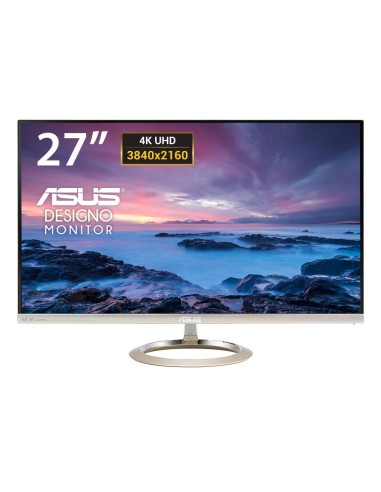 ASUS Designo MX27UC LED display 68,6 cm (27") 4K Ultra HD Plana Negro, Oro