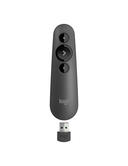 Logitech R500 apuntador inalámbricos Bluetooth RF Grafito