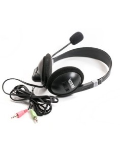iggual Auricular + Micro Negro Jack 3.5mm Hi-Fi