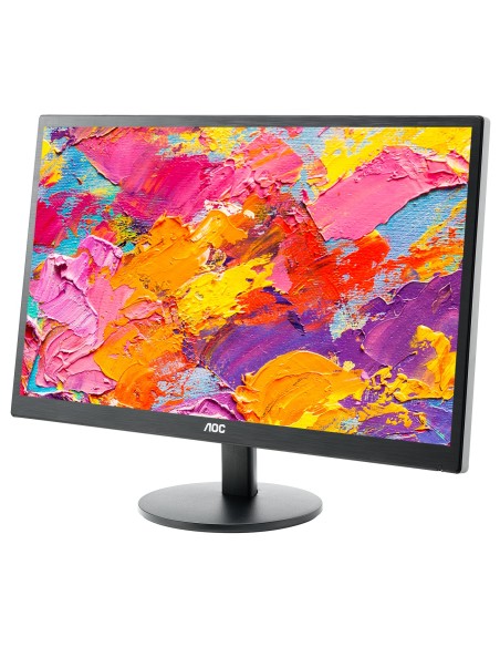 AOC Value-line E2470SWHE LED display 59,9 cm (23.6") Full HD LCD Plana Mate Negro