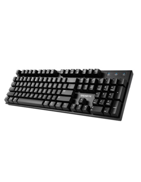 Gigabyte Force K83 USB QWERTY Portugués Negro
