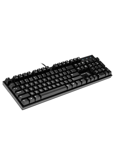 Gigabyte Force K83 USB QWERTY Portugués Negro