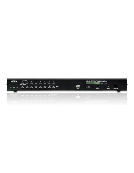 Aten CS1716I interruptor KVM Montaje en rack Negro