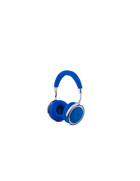 CoolBox COO-AUB-12BL auricular y casco Auriculares Diadema Bluetooth Azul, Blanco