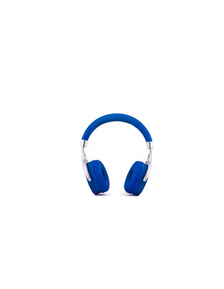 CoolBox COO-AUB-12BL auricular y casco Auriculares Diadema Bluetooth Azul, Blanco