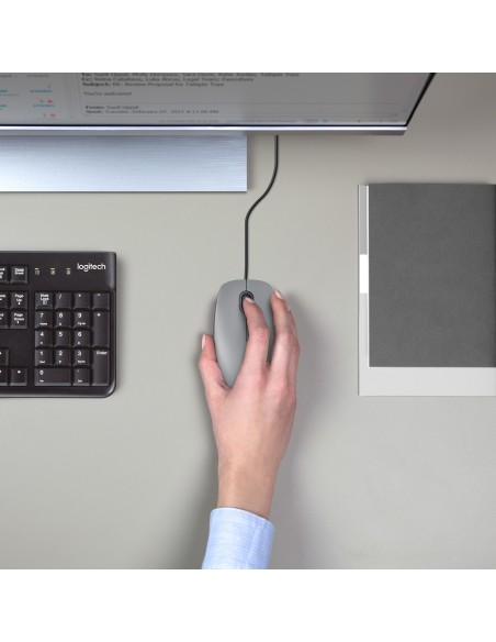 Logitech M110 Silent ratón Ambidextro USB tipo A Óptico 1000 DPI