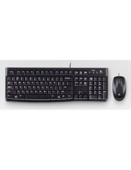 Logitech Desktop MK120 teclado USB QWERTZ Alemán Negro