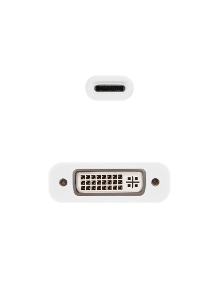 Nanocable CONVERSOR USB-C A DVI-D, 15 CM