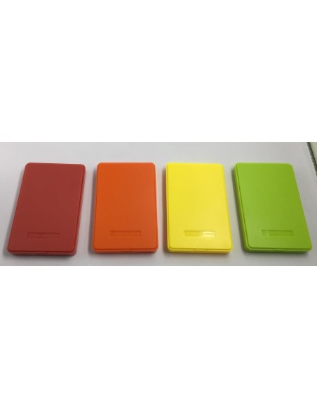 CoolBox SlimColor2542 2.5" Carcasa de disco duro SSD Amarillo