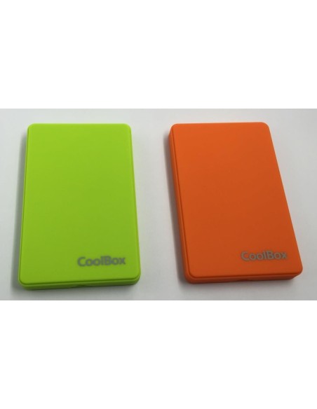 CoolBox SlimColor2542 2.5" Carcasa de disco duro SSD Amarillo