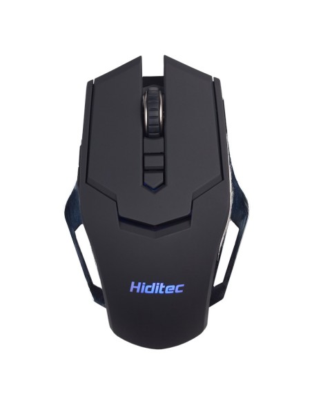 Hiditec Raton Gaming INOX Aluminio ratón Ambidextro USB tipo A Laser 3500 DPI