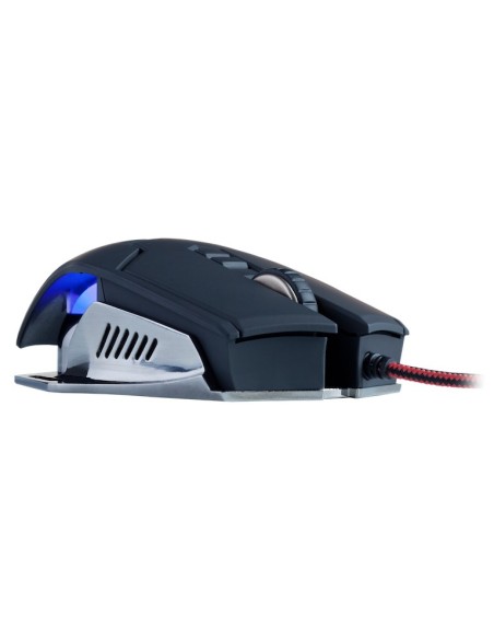 Hiditec Raton Gaming INOX Aluminio ratón Ambidextro USB tipo A Laser 3500 DPI