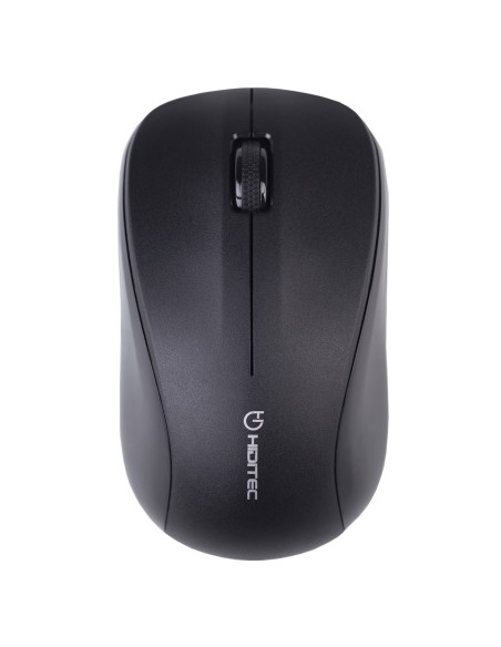 Hiditec Silent Black ratón RF inalámbrico Óptico Ambidextro