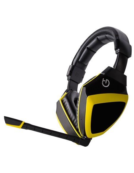 Hiditec Xanthos Auriculares Diadema Negro, Amarillo