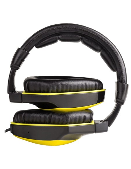 Hiditec Xanthos Auriculares Diadema Negro, Amarillo