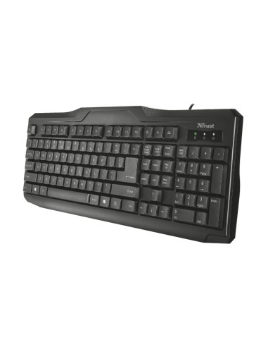 Trust CLASSICLINE KEYBOARD teclado USB QWERTY Español Negro