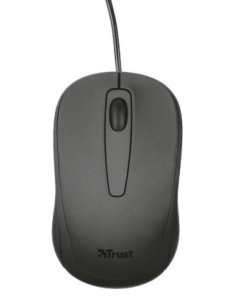 Trust 21508 ratón USB Óptico 1000 DPI Ambidextro Negro