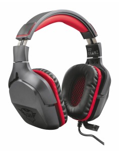 Trust GXT 344 CREON Auriculares Diadema Negro, Rojo