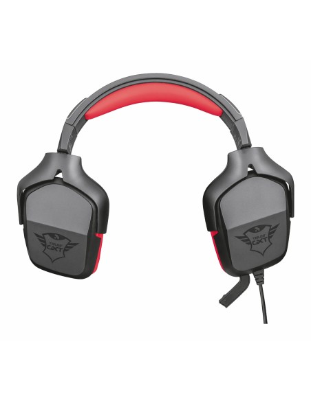 Trust GXT 344 CREON Auriculares Diadema Negro, Rojo