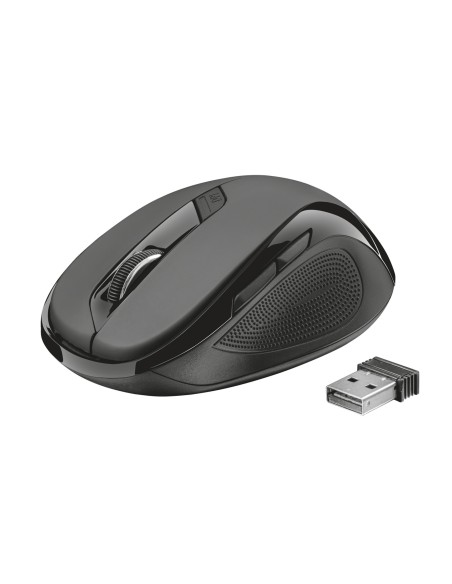 Trust Ziva ratón RF inalámbrico Óptico 1800 DPI mano derecha