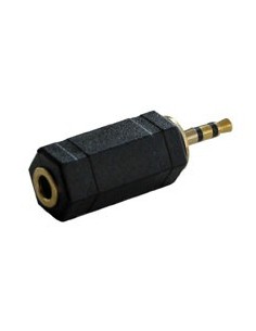Lindy 3.5mm 2.5mm Stereo Adapter 2.5mm M 3.5mm FM Negro
