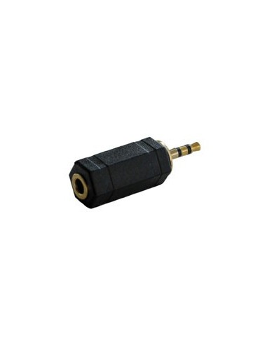 Lindy 3.5mm 2.5mm Stereo Adapter 2.5mm M 3.5mm FM Negro