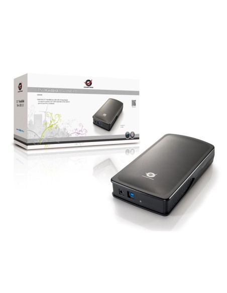 Conceptronic CHD3DUSB3 3.5" Caja de disco duro (HDD) Grafito
