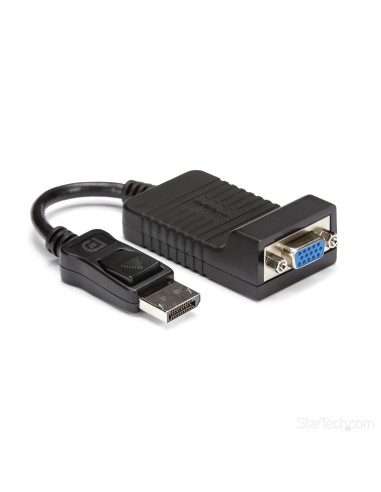 StarTech.com Adaptador Conversor de Vídeo Activo DisplayPort DP a VGA - 1920x1200 - Convertidor