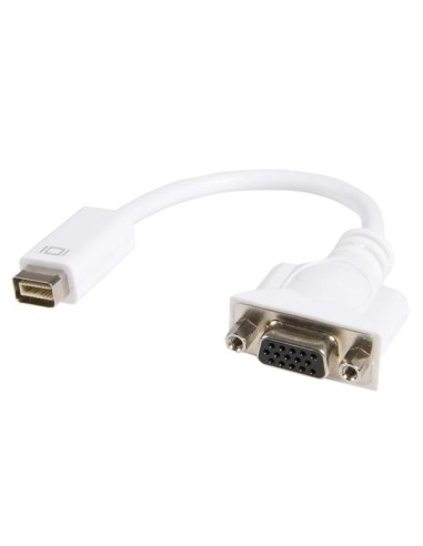 StarTech.com Adaptador Conversor Mini DVI a VGA - Mini DVI Macho - VGA Hembra - Blanco