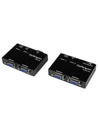 StarTech.com Kit Extensor Vídeo VGA por Cable Cat5 UTP Ethernet de Red 4 Puertos - 2x Locales - 2x Remotos