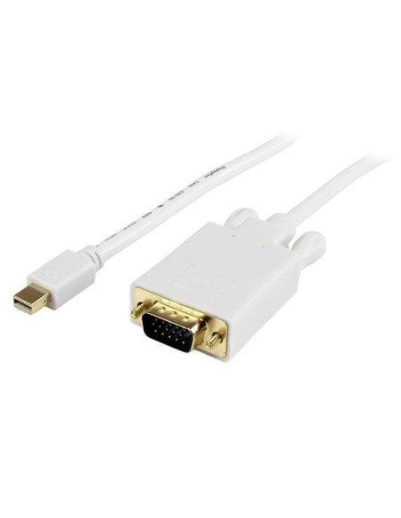 StarTech.com Cable de 91cm de Vídeo Adaptador Conversor Activo Mini DisplayPort a VGA - 1080p - Blanco