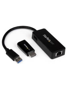 StarTech.com Juego de Adaptadores HDMI a VGA y Ethernet Gigabit para HP Chromebook 14 – Kit de Accesorios