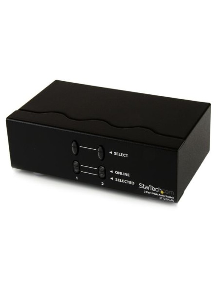 StarTech.com Conmutador Automático de Vídeo VGA de 2 puertos - Switch Selector de Dos Salidas
