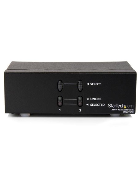 StarTech.com Conmutador Automático de Vídeo VGA de 2 puertos - Switch Selector de Dos Salidas