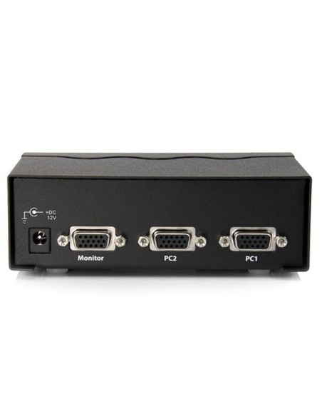 StarTech.com Conmutador Automático de Vídeo VGA de 2 puertos - Switch Selector de Dos Salidas